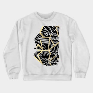 Ab Lines 2 Gold and Silver Crewneck Sweatshirt